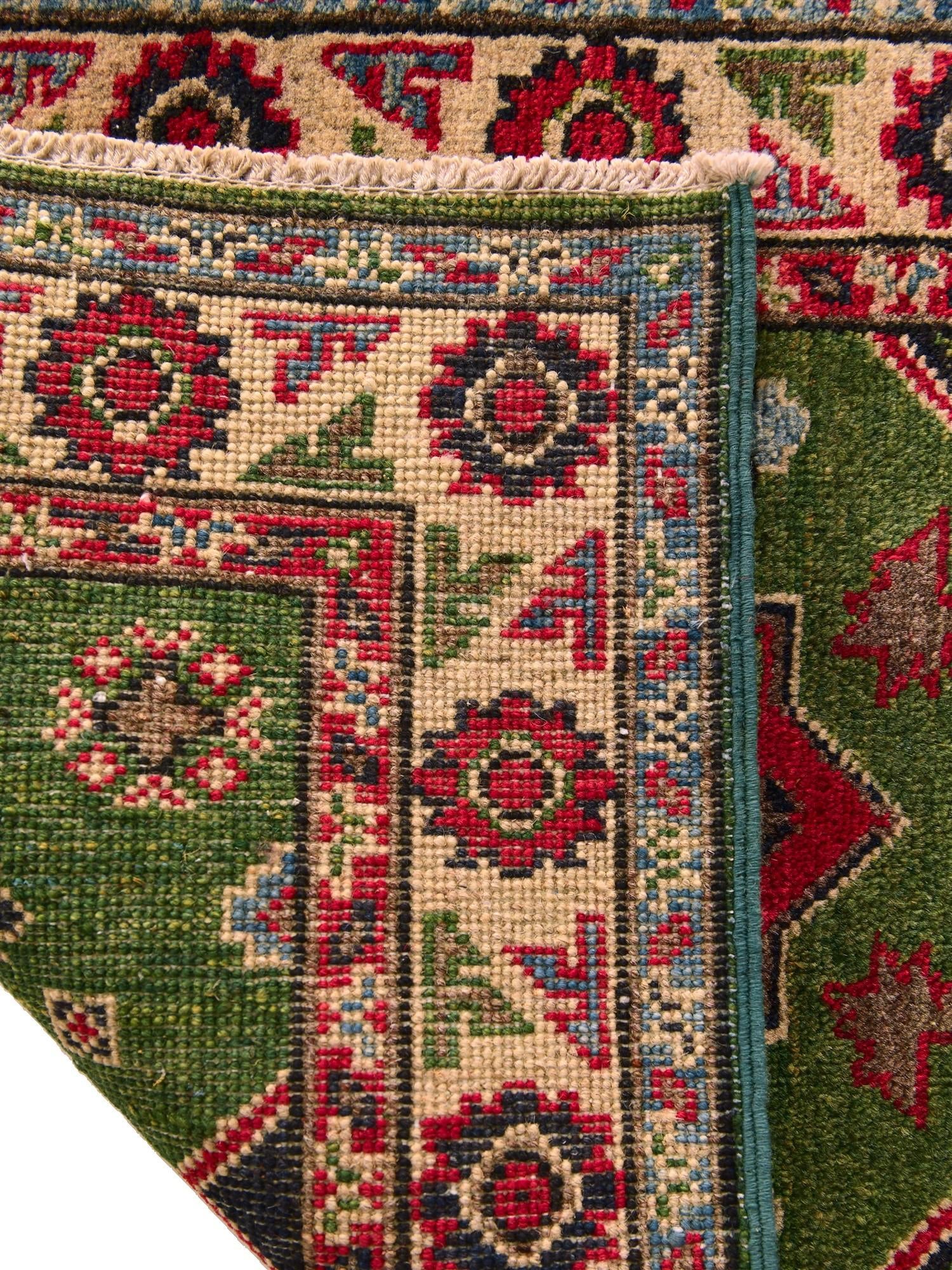 2' x 3' Hand Knotted Kazak Rug