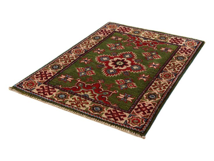 Detail image of 2' 1 x 2' 10 Hand Knotted Kazak Rug