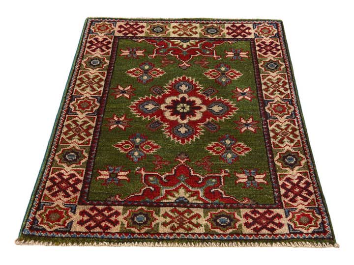 2' 1 x 2' 10 Hand Knotted Kazak Rug