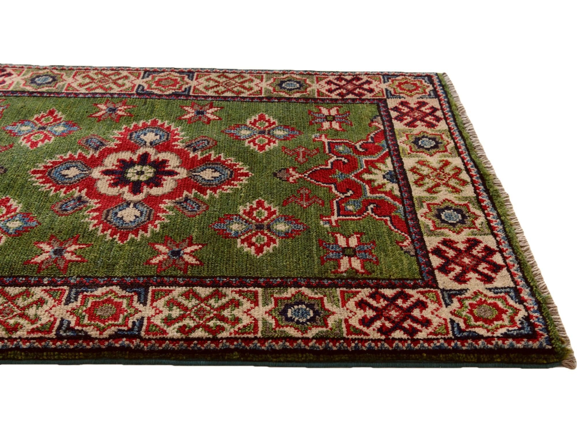 2' 1 x 2' 10 Hand Knotted Kazak Rug