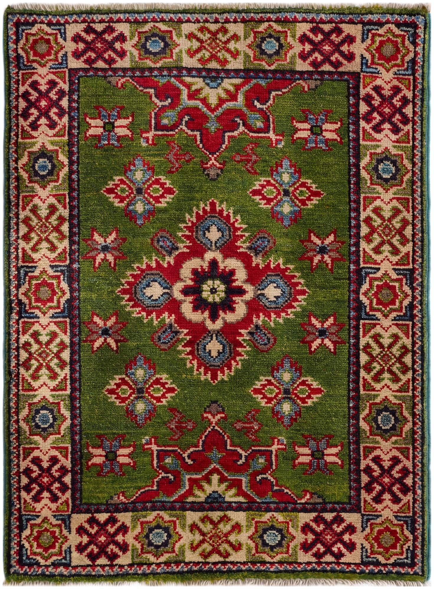 2' 1 x 2' 10 Hand Knotted Kazak Rug