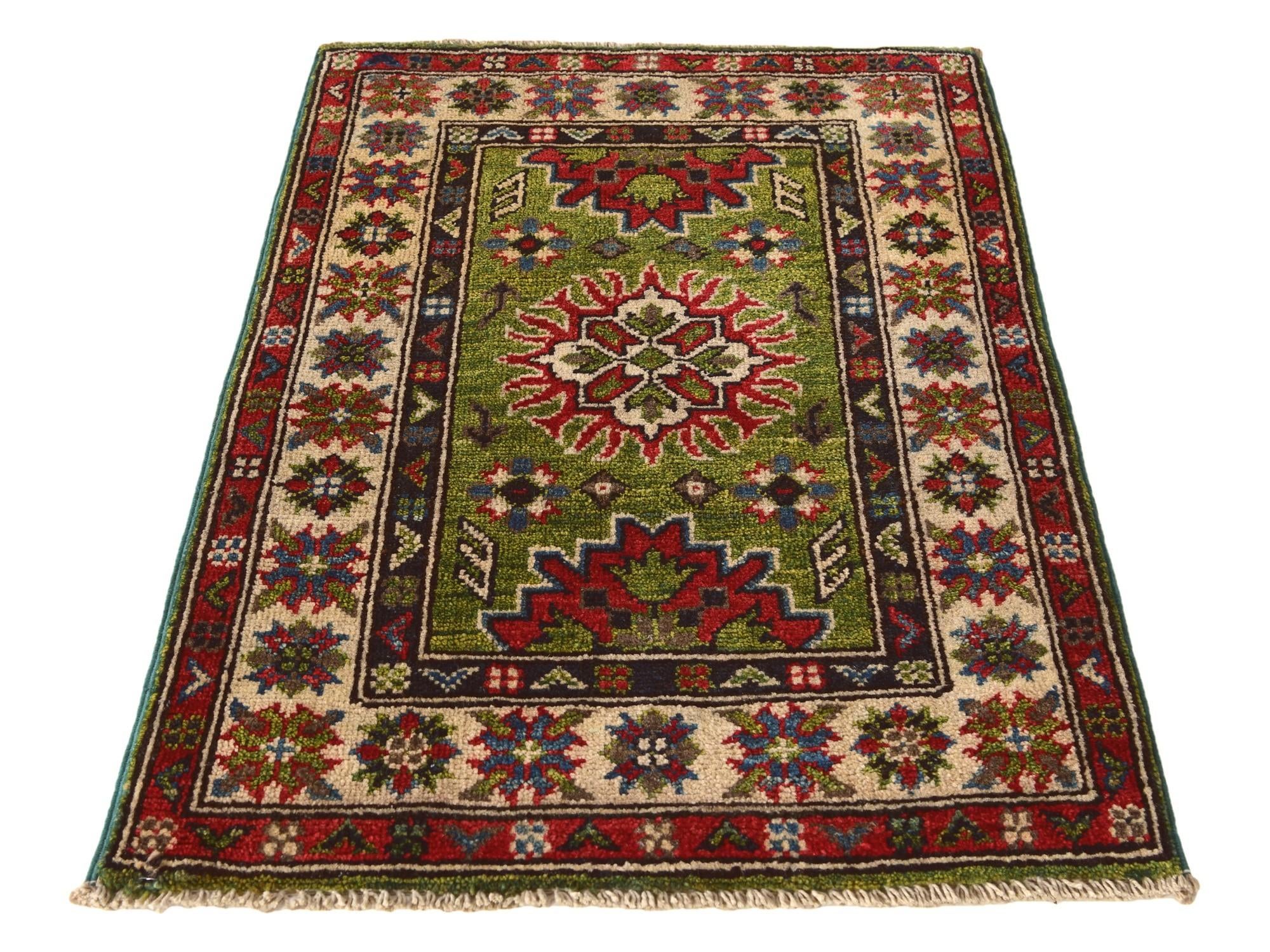 2' x 2' 11 Hand Knotted Kazak Rug