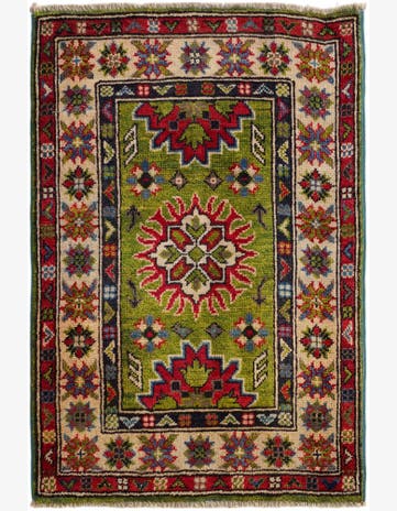 2' x 2' 11 Hand Knotted Kazak Rug
