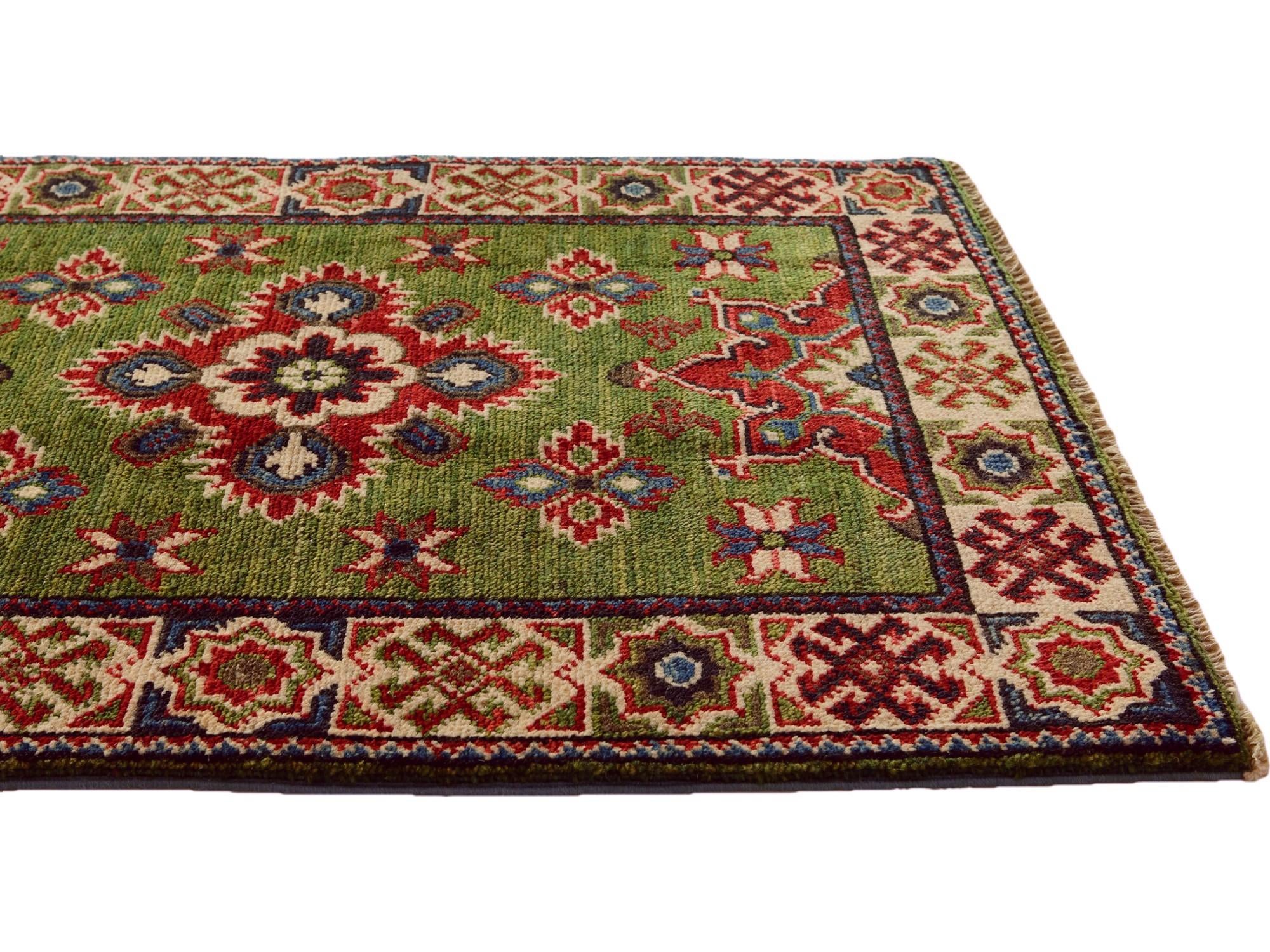 2' x 2' 11 Hand Knotted Kazak Rug