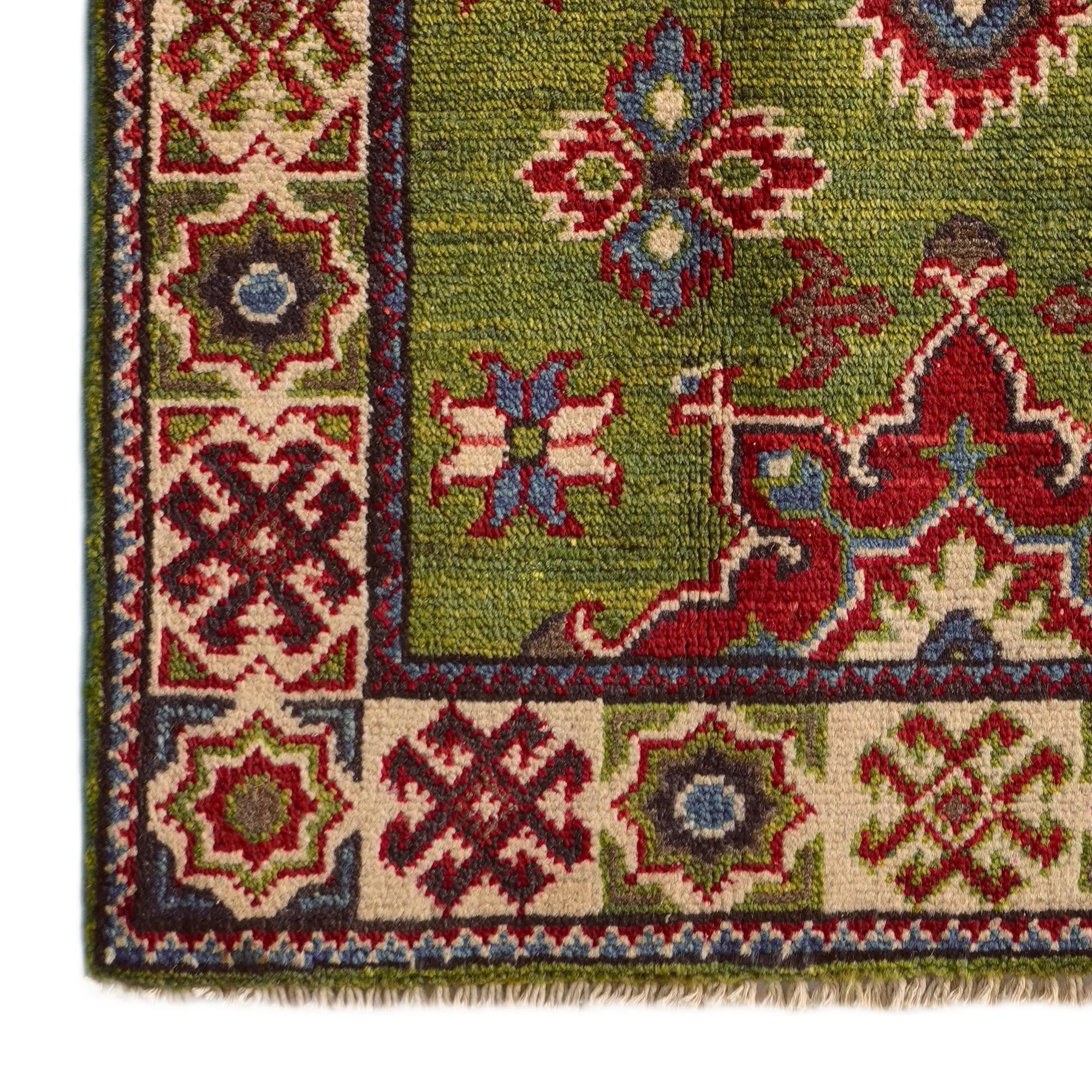2' x 2' 11 Hand Knotted Kazak Rug