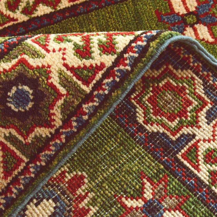 Detail image of 2' x 2' 11 Hand Knotted Kazak Rug