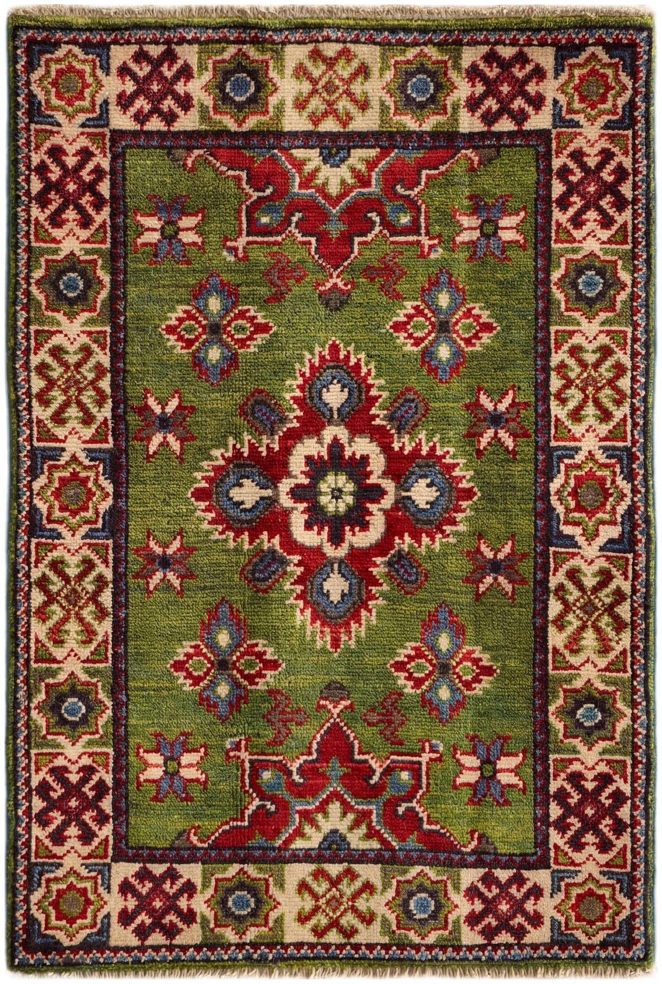 2' x 2' 11 Hand Knotted Kazak Rug
