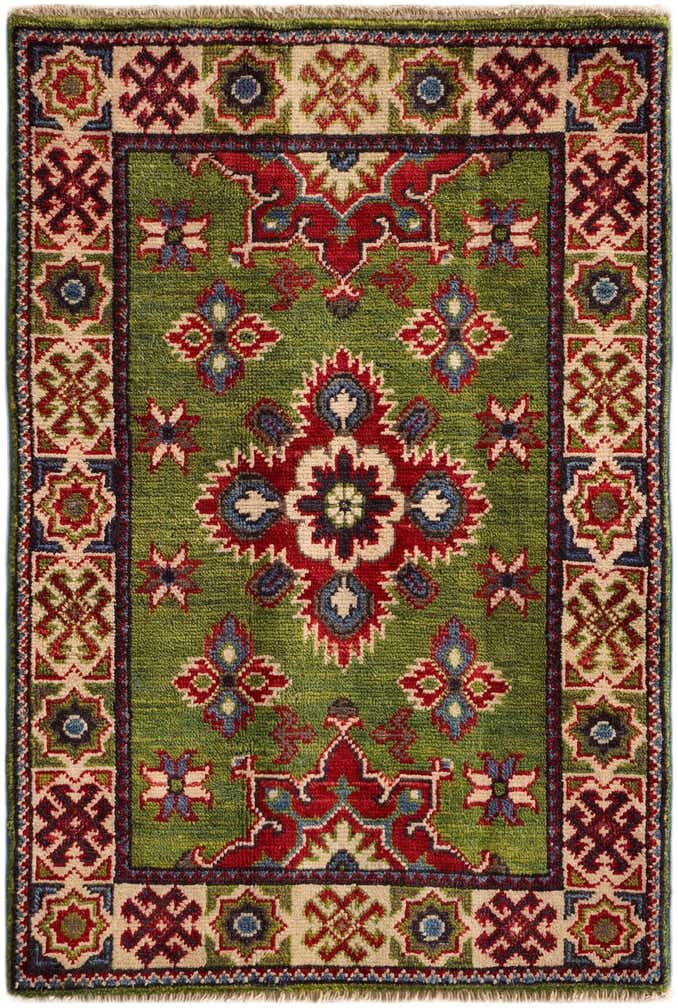 2' x 2' 11 Hand Knotted Kazak Rug