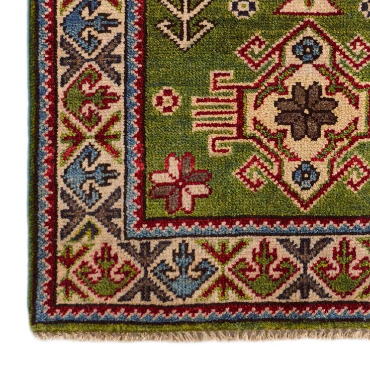Detail image of 2' x 3' Hand Knotted Kazak Rug
