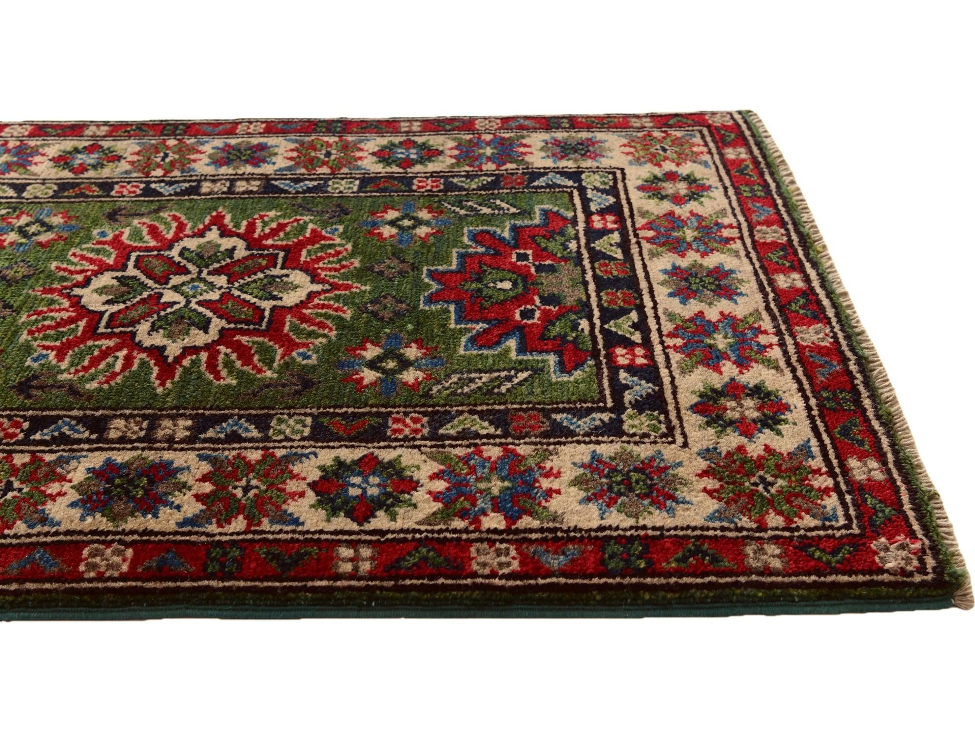 2' x 3' Hand Knotted Kazak Rug