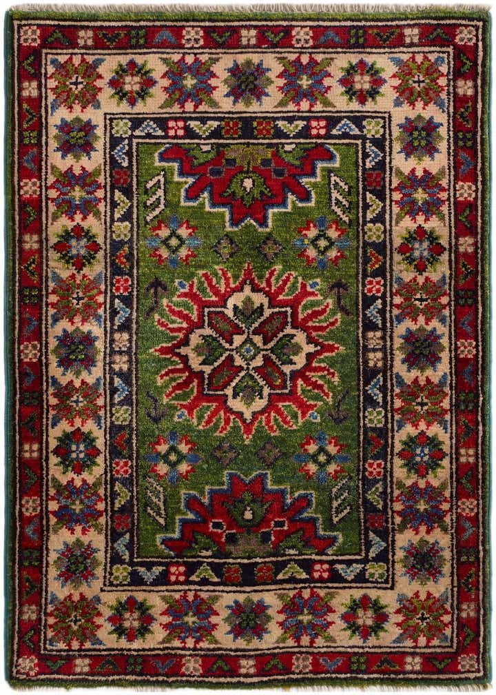 2' x 3' Hand Knotted Kazak Rug