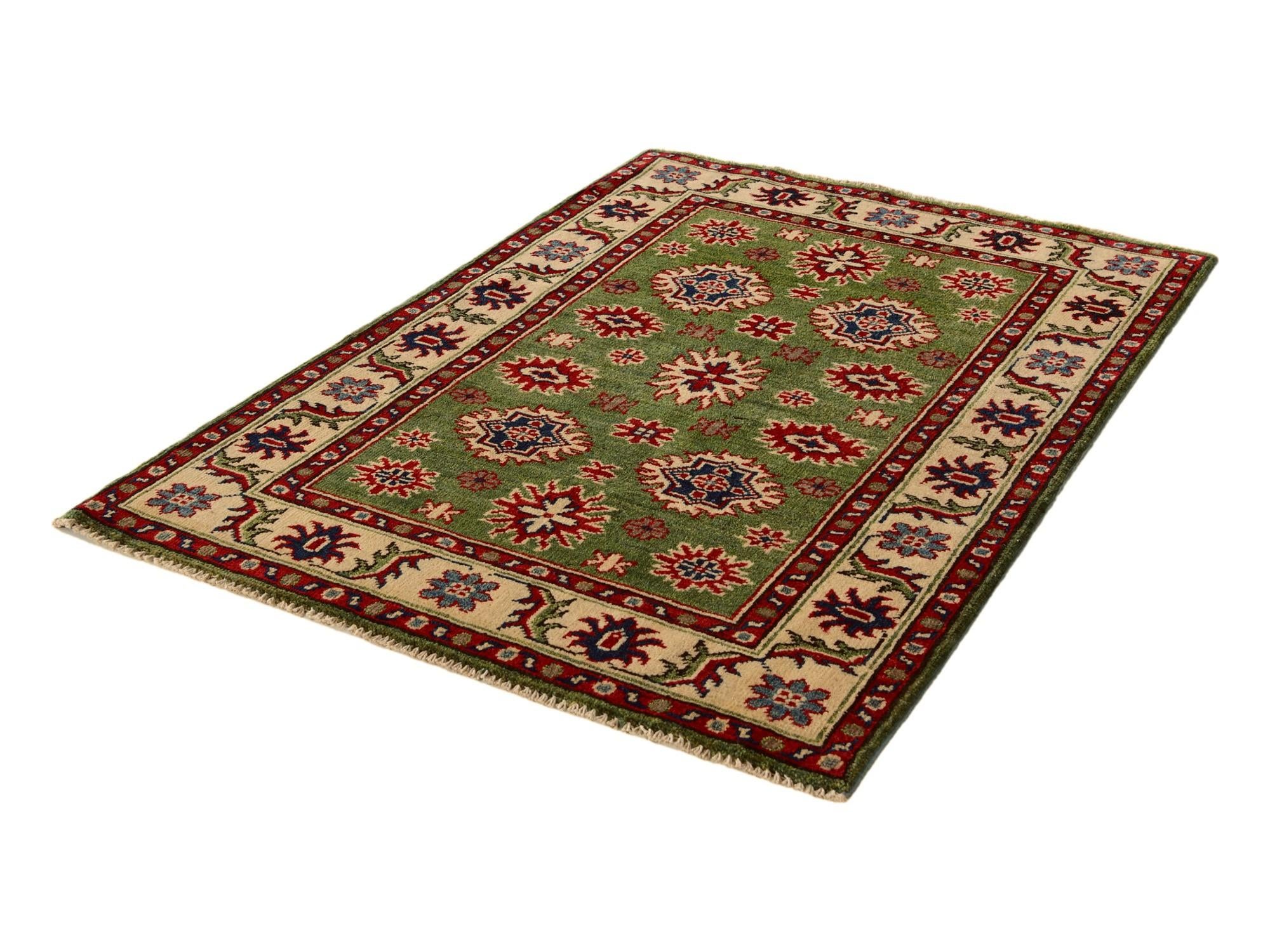 2' 10 x 4' Hand Knotted Kazak Rug