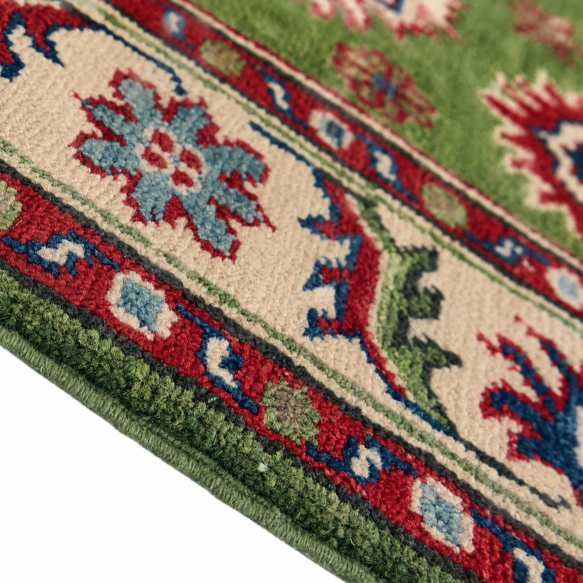 85cm x 120cm anudado a mano Kazak Alfombra