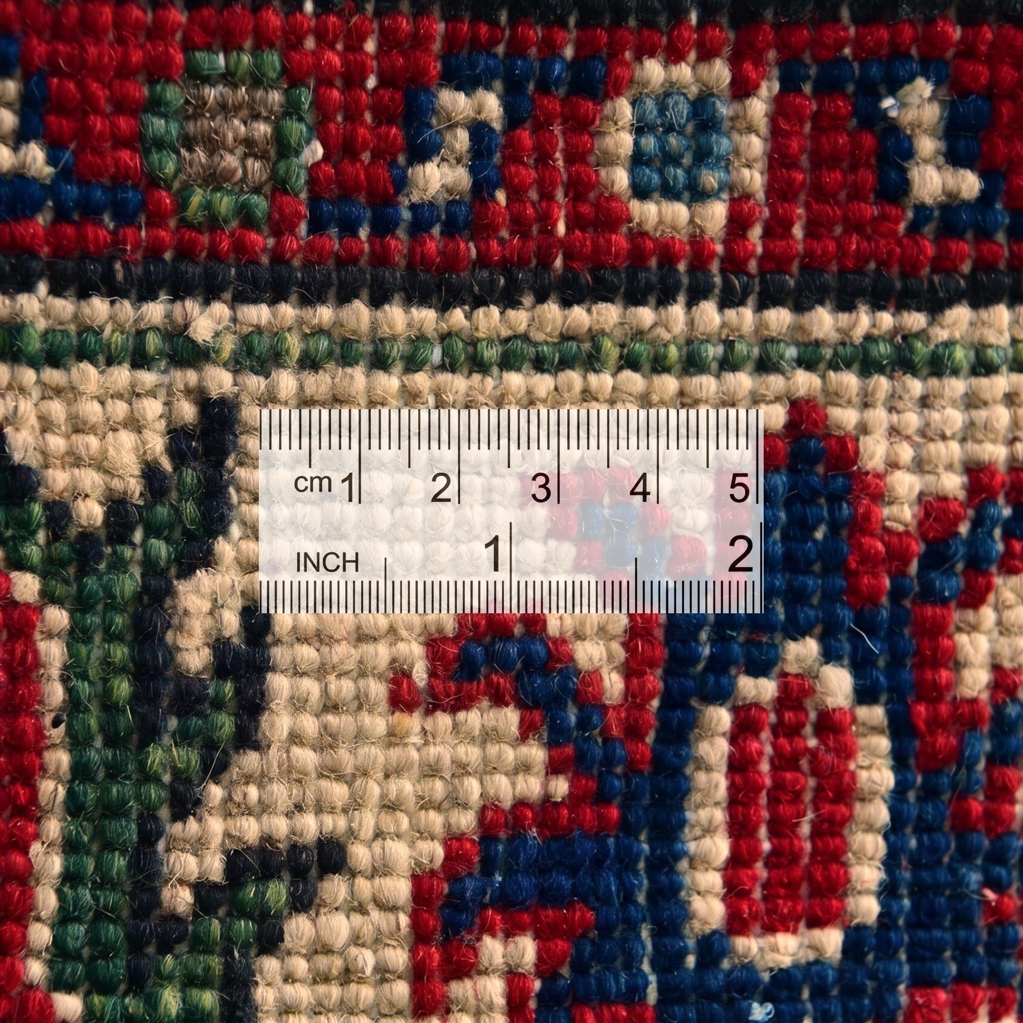 2' 10 x 4' Hand Knotted Kazak Rug