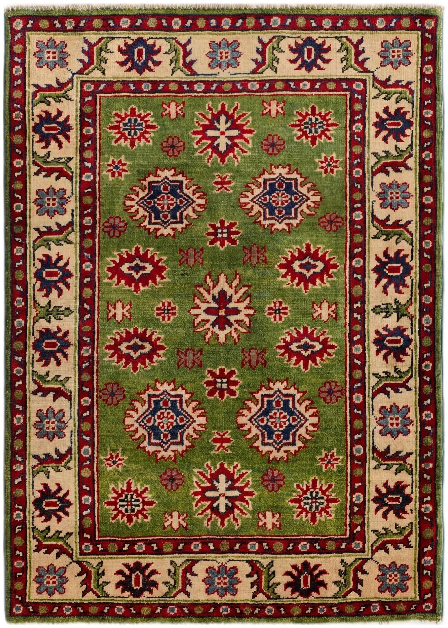 2' 10 x 4' Hand Knotted Kazak Rug