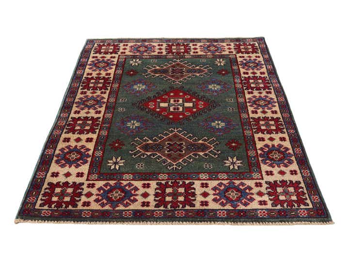 2' 9 x 4' Hand Knotted Kazak Rug