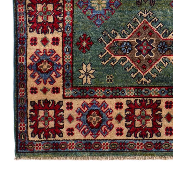2' 9 x 4' Hand Knotted Kazak Rug
