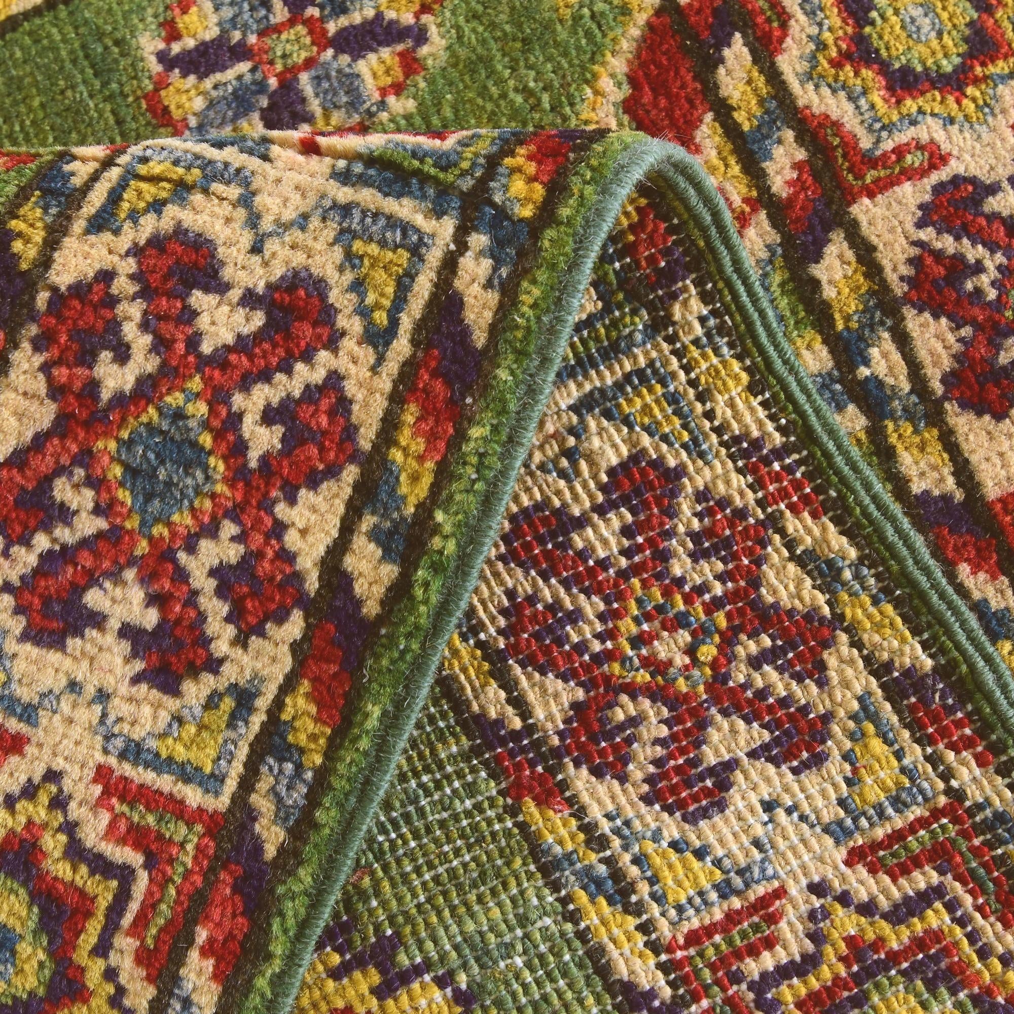 1' 11 x 3' 2 Hand Knotted Kazak Rug