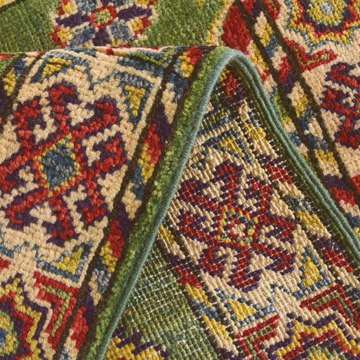 Detail image of 1' 11 x 3' 2 Hand Knotted Kazak Rug