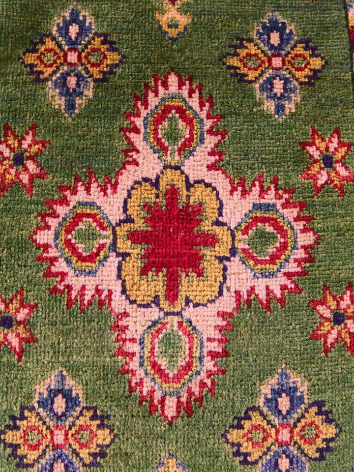 1' 11 x 3' 2 Hand Knotted Kazak Rug