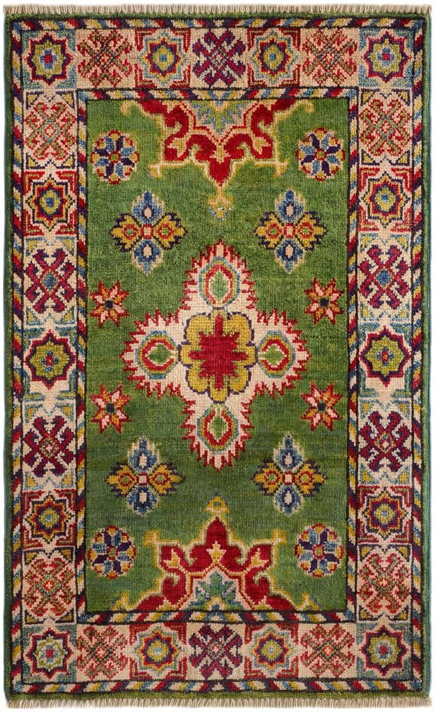1' 11 x 3' 2 Hand Knotted Kazak Rug