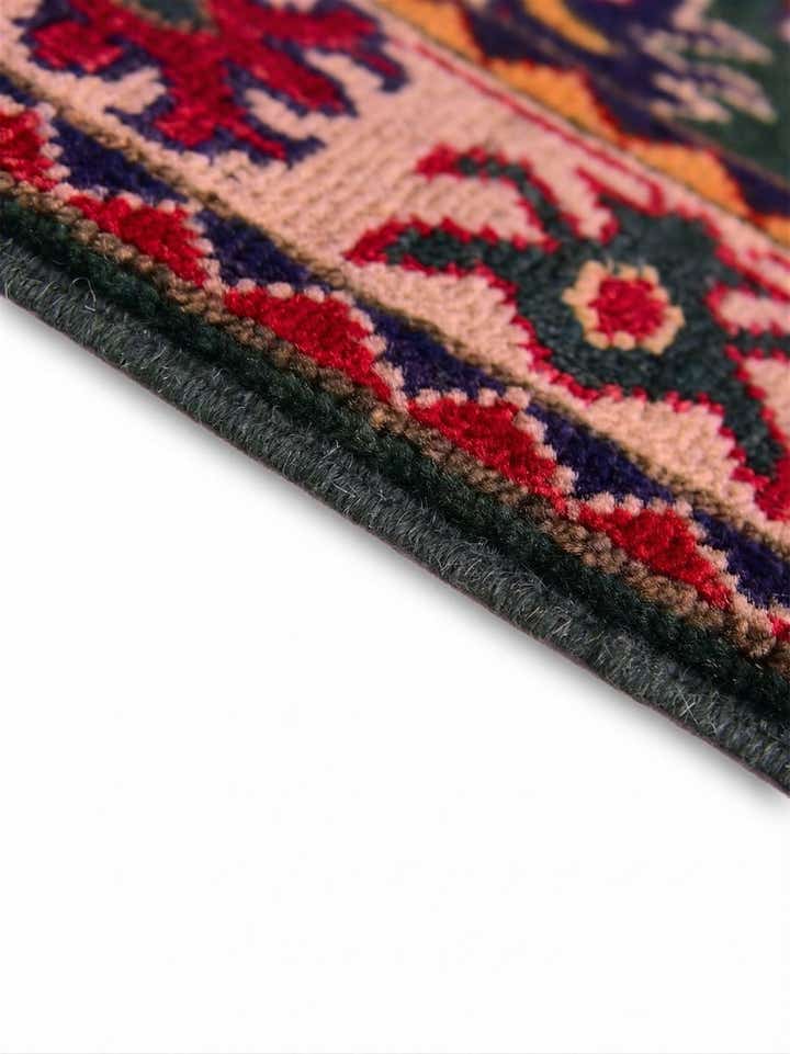 2' x 3' 1 Hand Knotted Kazak Rug