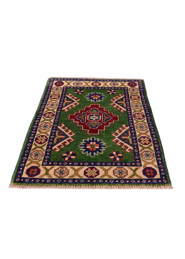1' 11 x 2' 11 Hand Knotted Kazak Rug