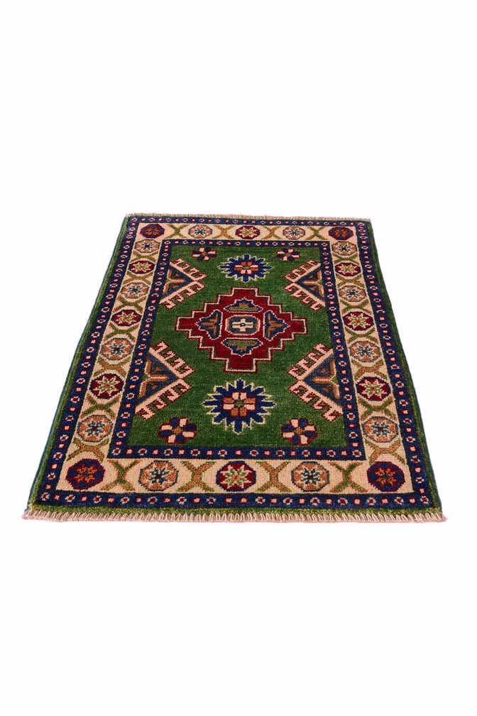 1' 11 x 2' 11 Hand Knotted Kazak Rug
