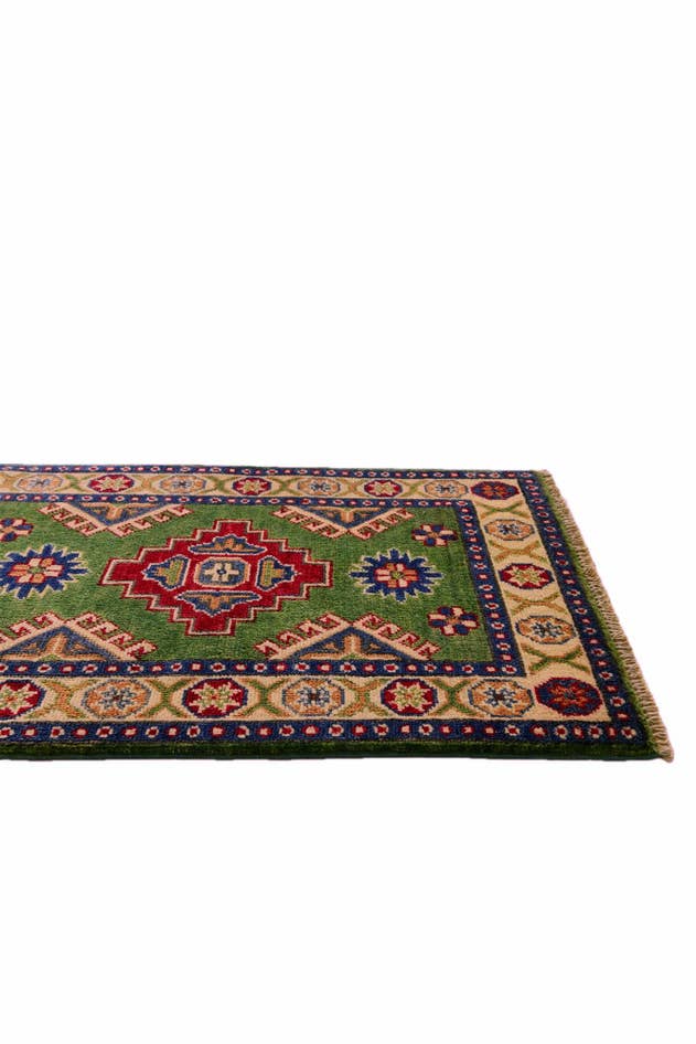 Detail image of 1' 11 x 2' 11 Hand Knotted Kazak Rug