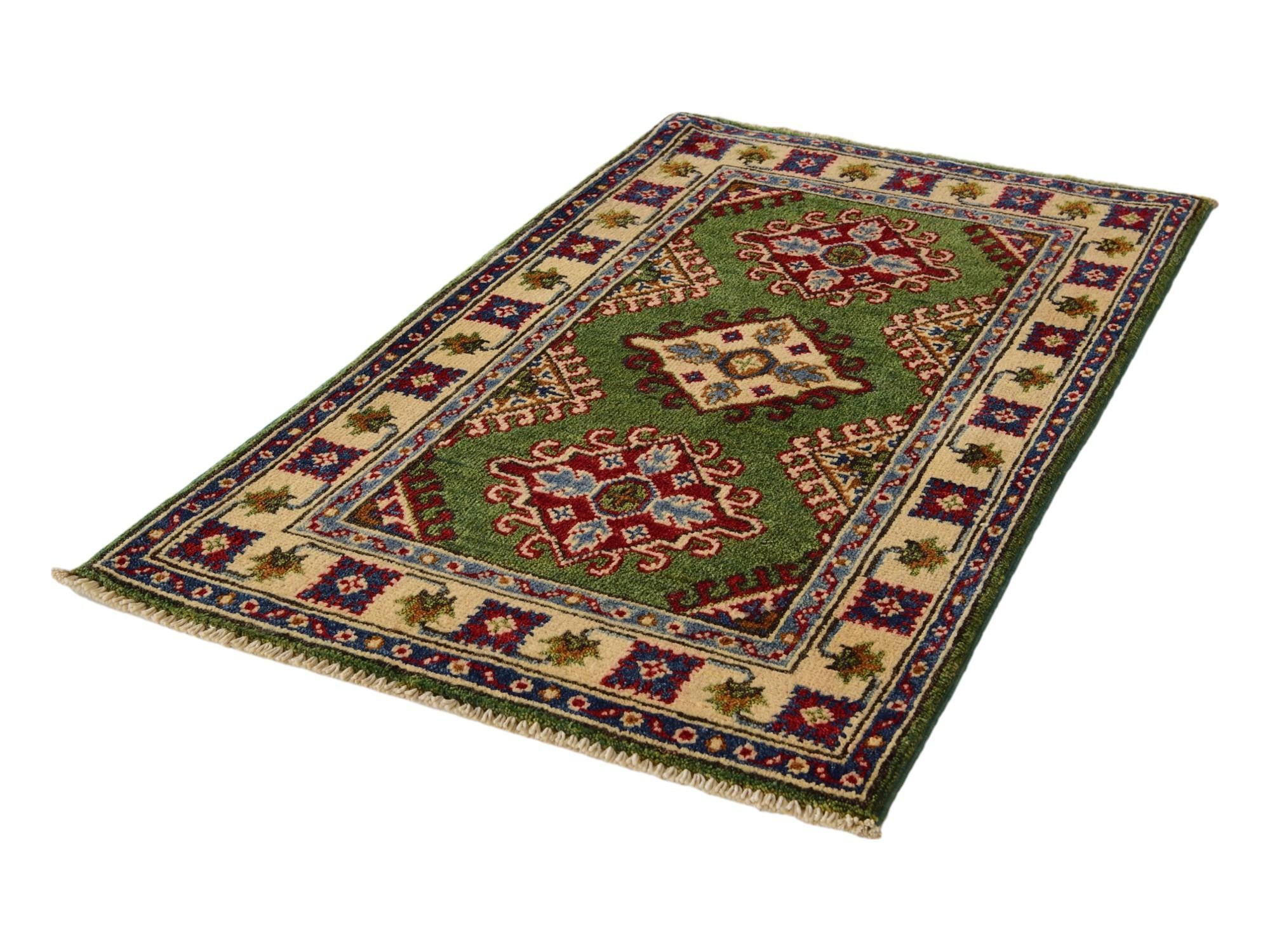 2' 1 x 3' 6 Hand Knotted Kazak Rug