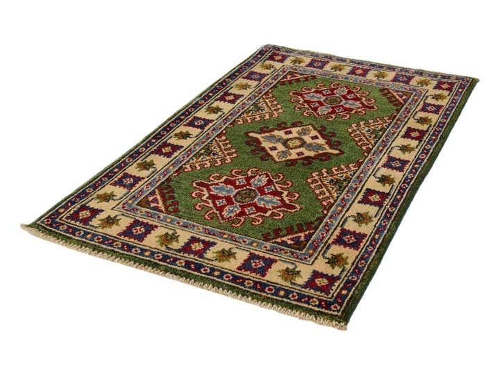 2' 1 x 3' 6 Hand Knotted Kazak Rug