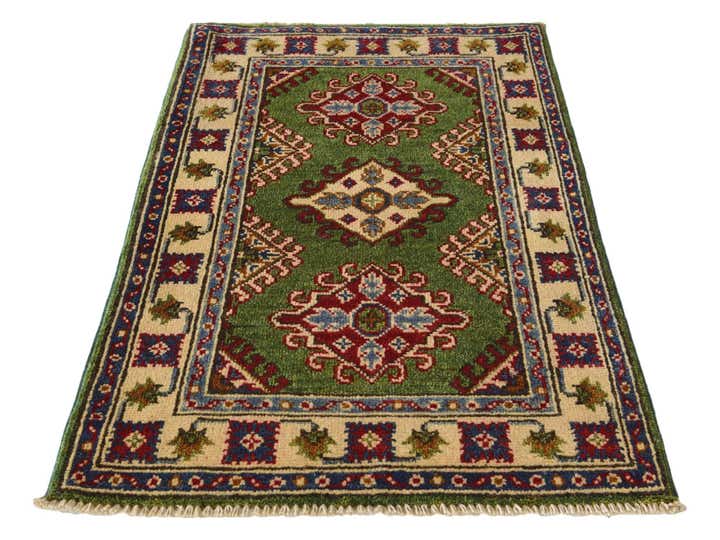 2' 1 x 3' 6 Hand Knotted Kazak Rug