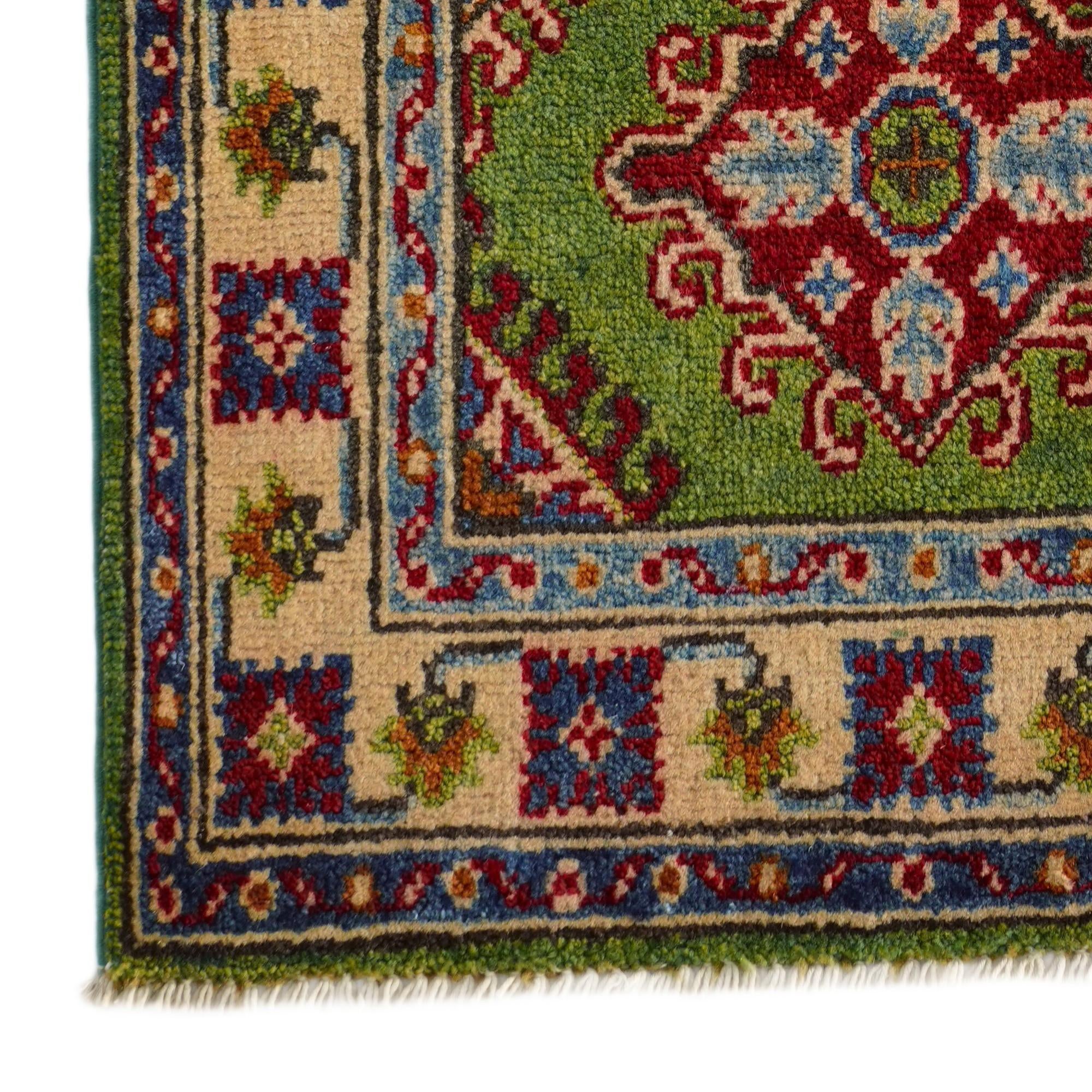 2' 1 x 3' 6 Hand Knotted Kazak Rug