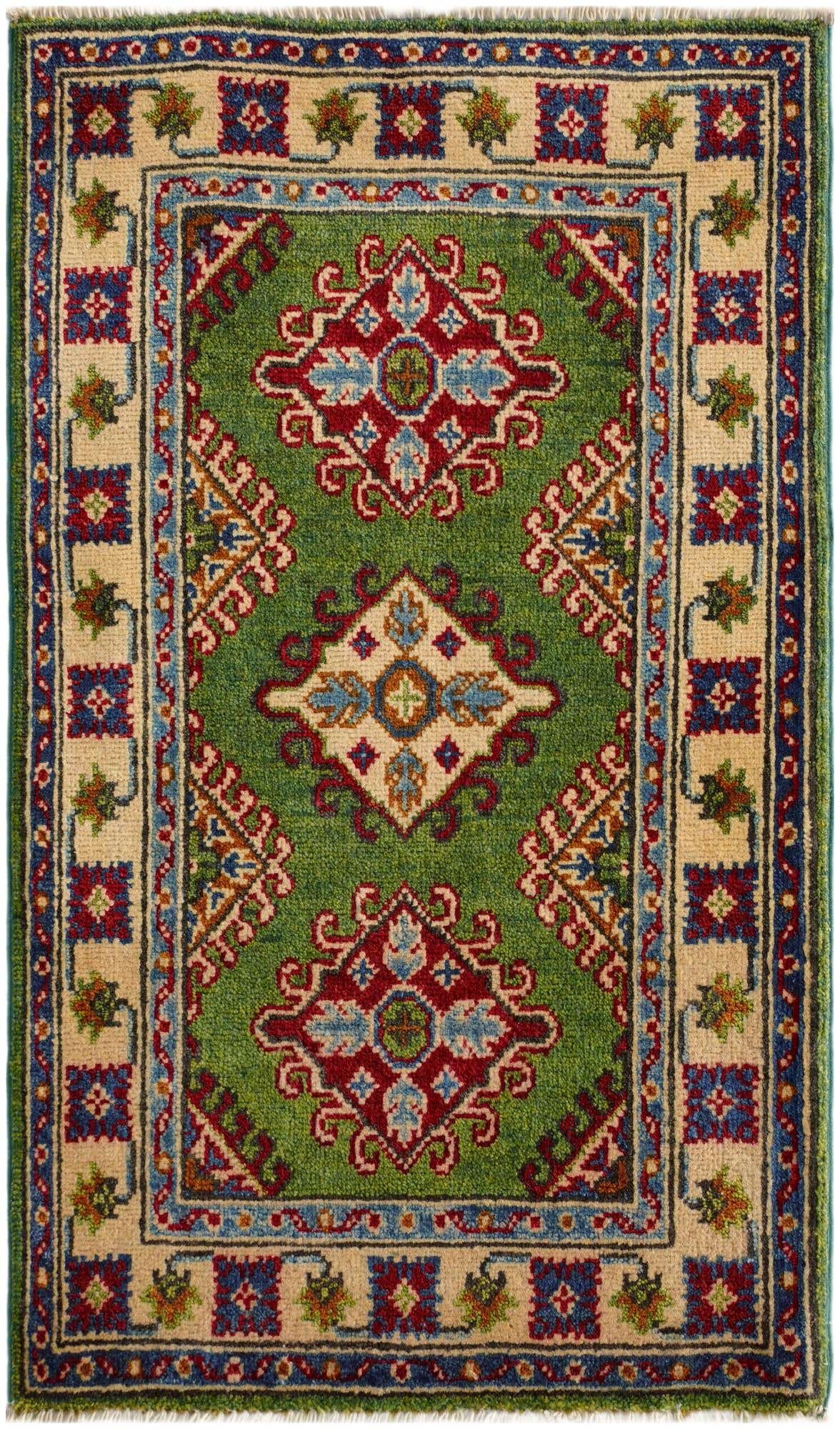 2' 1 x 3' 6 Hand Knotted Kazak Rug