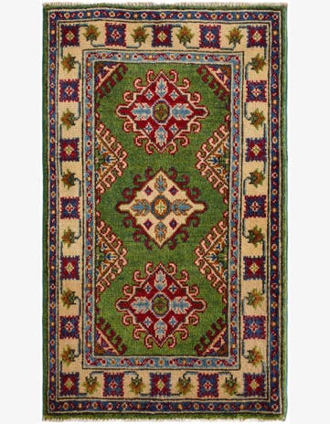 2' 1 x 3' 6 Hand Knotted Kazak Rug
