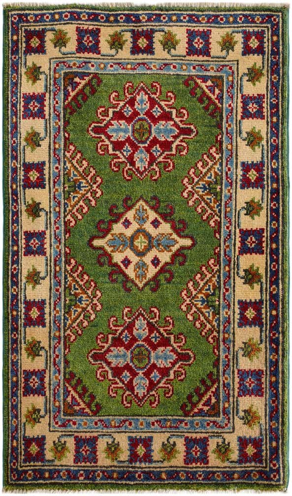 2' 1 x 3' 6 Hand Knotted Kazak Rug
