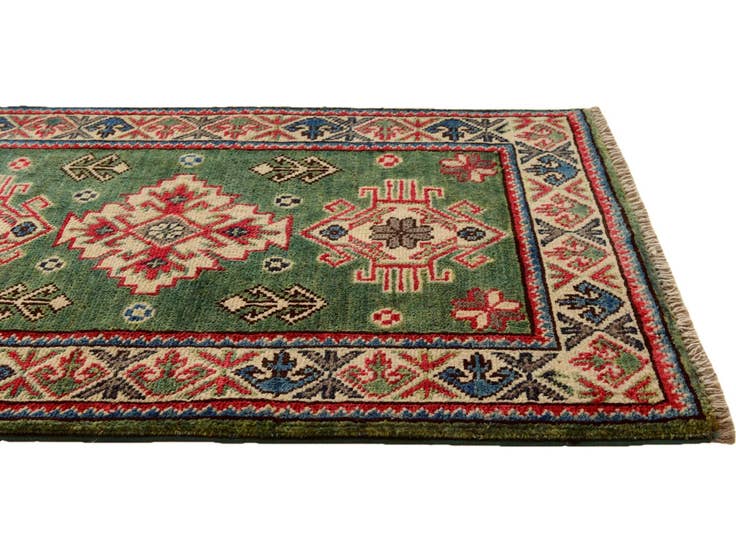 Detail image of 2' 1 x 3' 1 Hand Knotted Kazak Rug