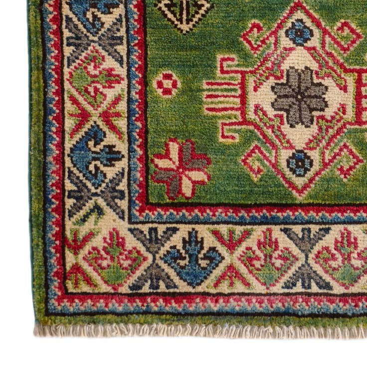 Detail image of 2' 1 x 3' 1 Hand Knotted Kazak Rug
