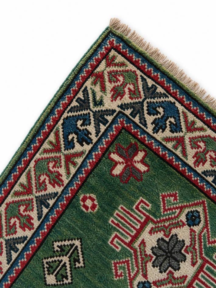 Detail image of 2' 1 x 3' 1 Hand Knotted Kazak Rug