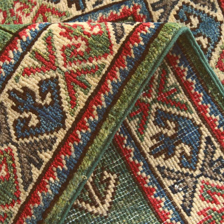 Detail image of 2' 1 x 3' 1 Hand Knotted Kazak Rug