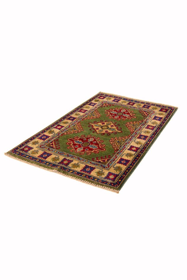 Detail image of 2' 1 x 3' 4 Hand Knotted Kazak Rug
