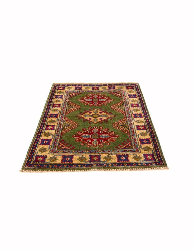 Detail image of 2' 1 x 3' 4 Hand Knotted Kazak Rug