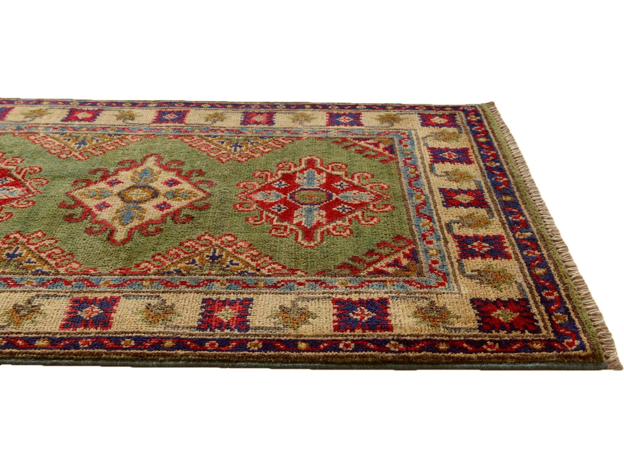 2' 1 x 3' 4 Hand Knotted Kazak Rug