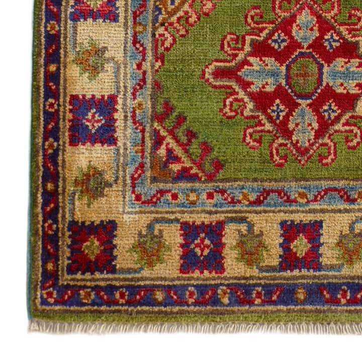 2' 1 x 3' 4 Hand Knotted Kazak Rug
