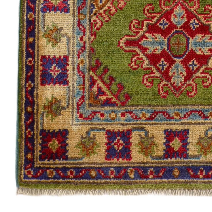Detail image of 2' 1 x 3' 4 Hand Knotted Kazak Rug