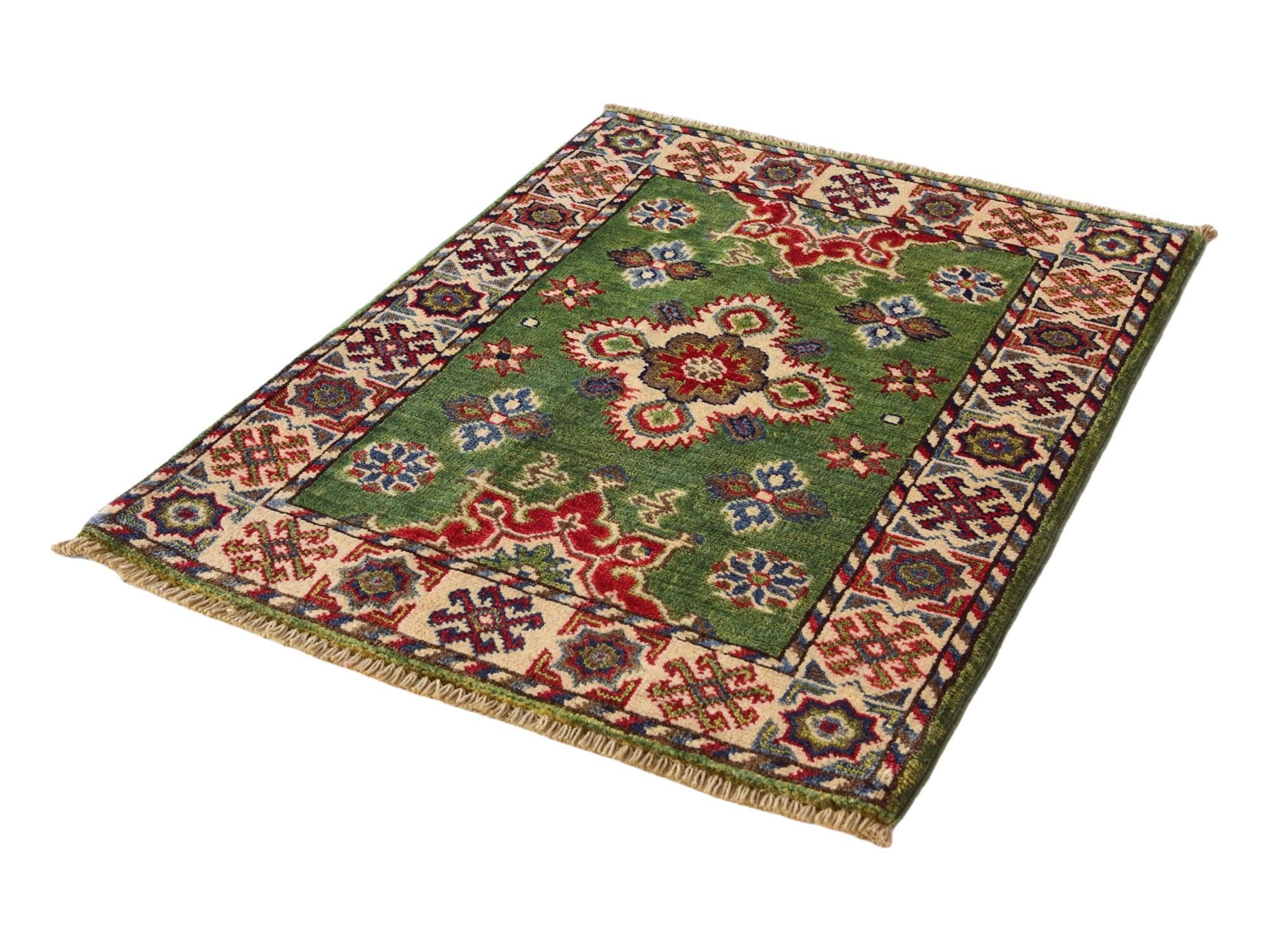 2' 1 x 2' 11 Hand Knotted Kazak Rug