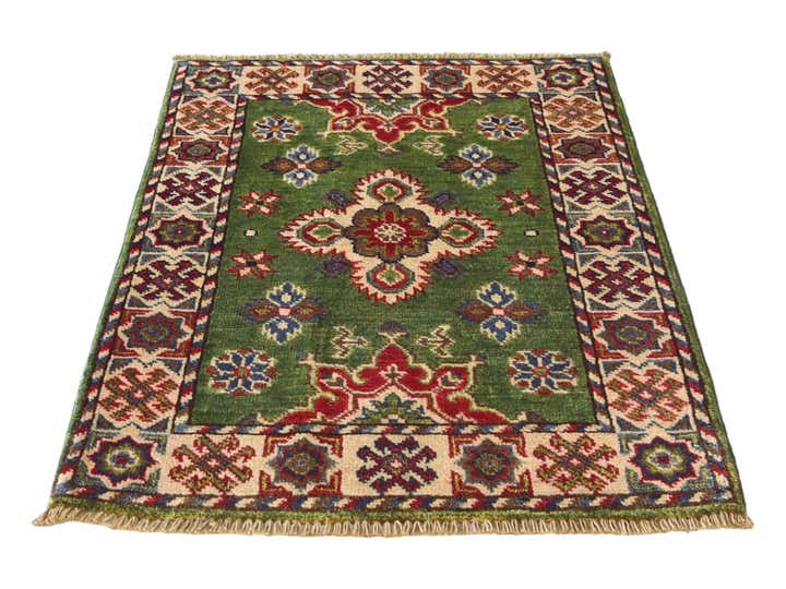 2' 1 x 2' 11 Hand Knotted Kazak Rug