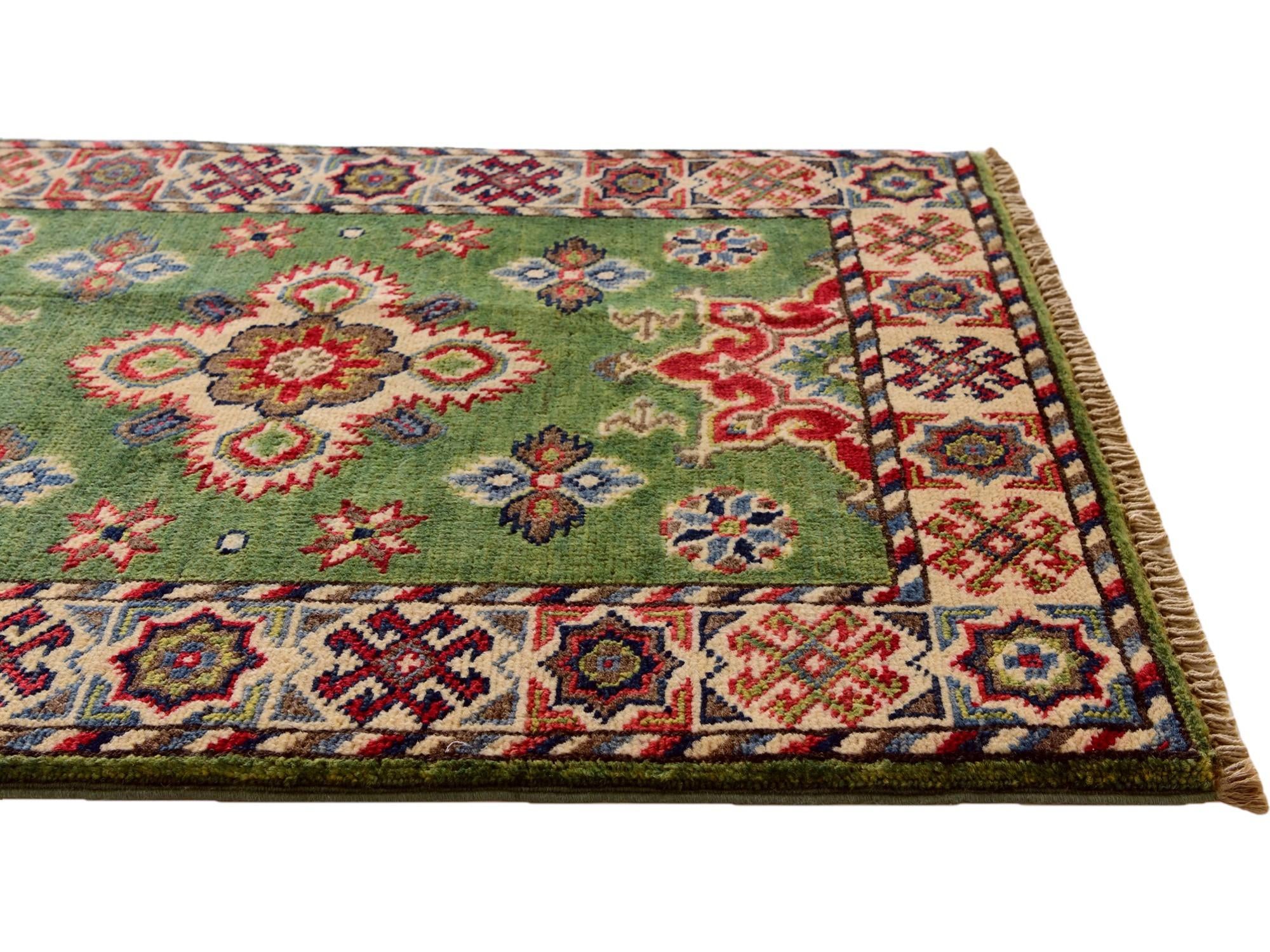 2' 1 x 2' 11 Hand Knotted Kazak Rug