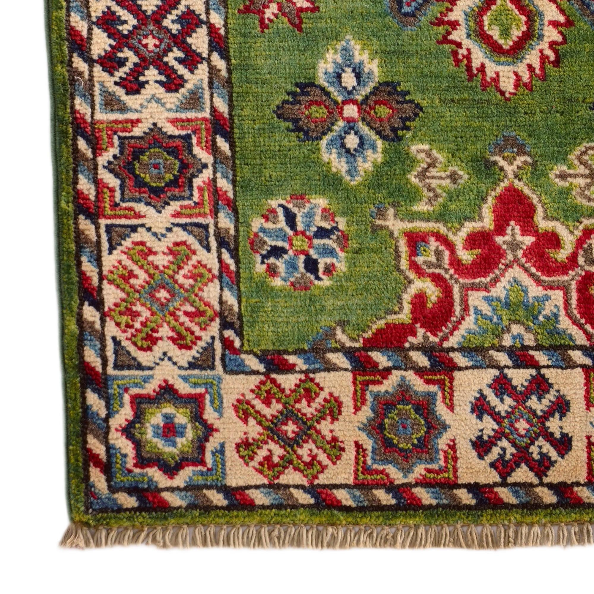 2' 1 x 2' 11 Hand Knotted Kazak Rug