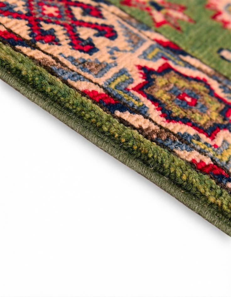 Detail image of 2' 1 x 2' 11 Hand Knotted Kazak Rug